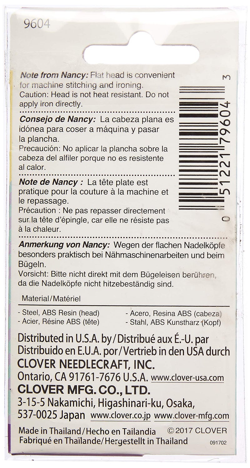 Clover 20/Pkg I Sew for Fun Heart Shaped Pins - Image 2